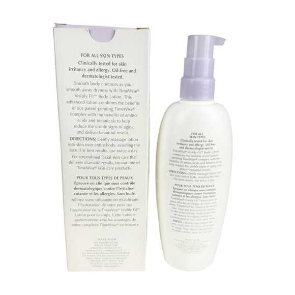 New in Box Mary Kay Timewise Visibly Fit Lotion Full Size 8 oz Discontinued - Picture 3 of 12